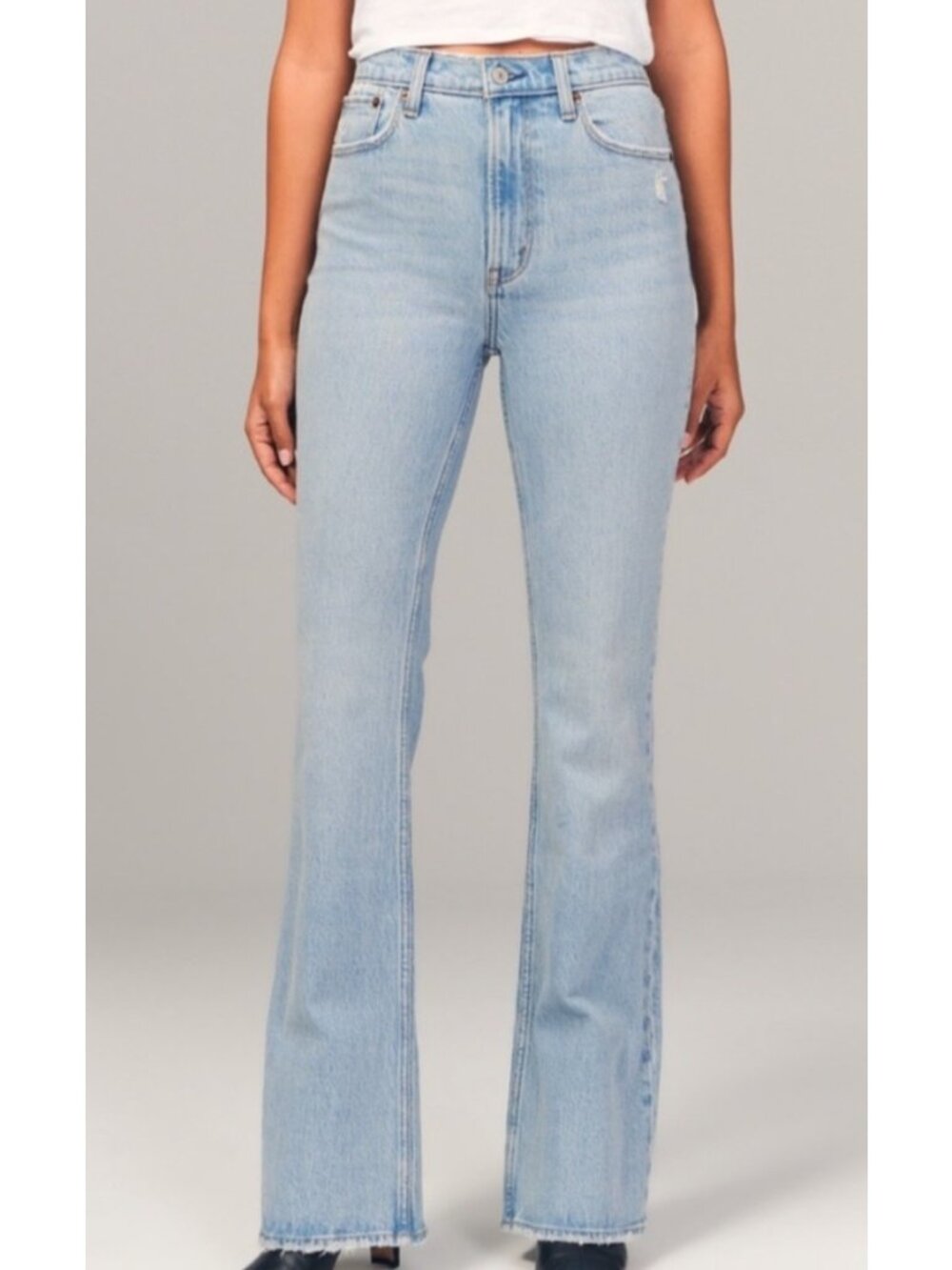 Abercrombie & Fitch The 70's Vintage Flare Ultra High Rise Jeans Curve Love